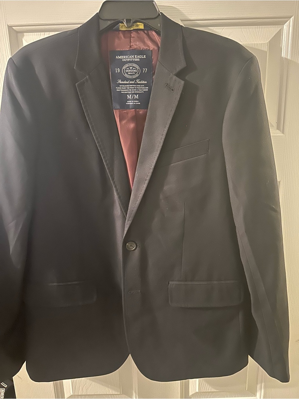 American Eagle Outfitters Navy Single-Breasted Blazer